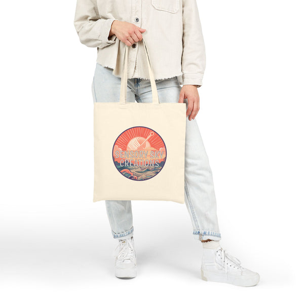 Artistic Cotton Canvas Tote Bag