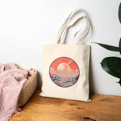 Artistic Cotton Canvas Tote Bag