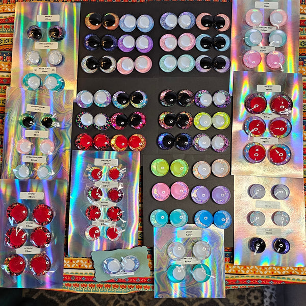 Mystery Packs of Safety Eyes - Choose 3, 7, or 10 Pairs