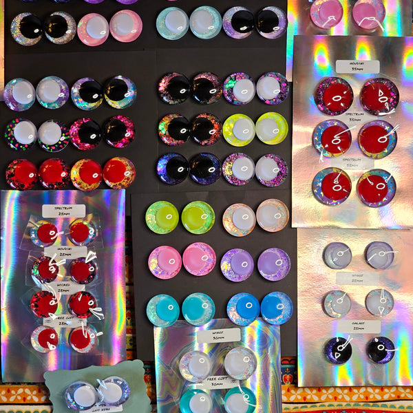 Mystery Packs of Safety Eyes - Choose 3, 7, or 10 Pairs