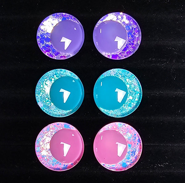Tropics Series - 6 Pairs of Hand-Painted Safety Eyes