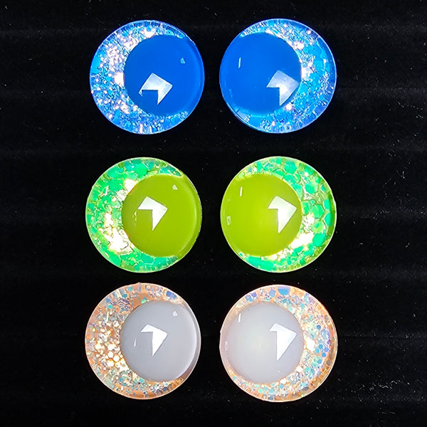 Tropics Series - 6 Pairs of Hand-Painted Safety Eyes