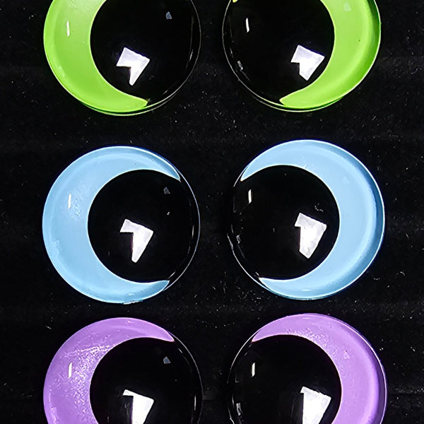 *READY TO SHIP*Rainbow Brite Series - 6 Pairs of Safety Eyes 30mm