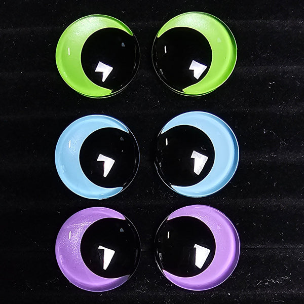 *READY TO SHIP*Rainbow Brite Series - 6 Pairs of Safety Eyes 30mm