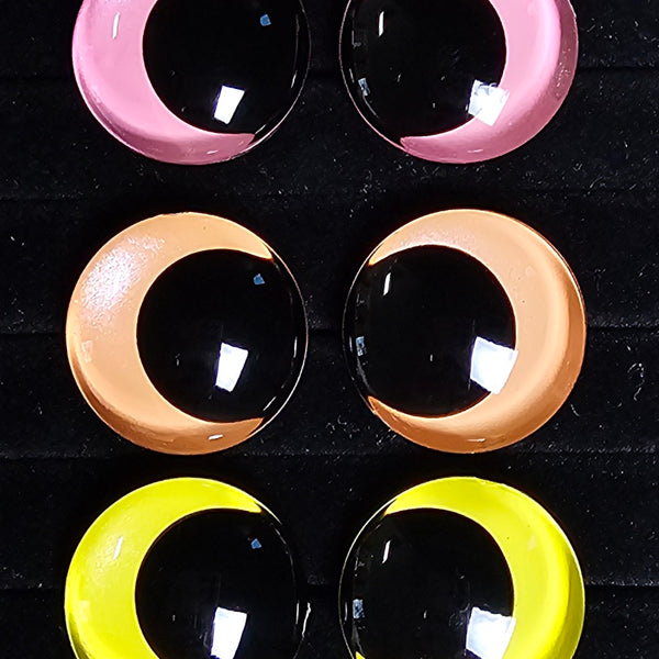 *READY TO SHIP*Rainbow Brite Series - 6 Pairs of Safety Eyes 30mm
