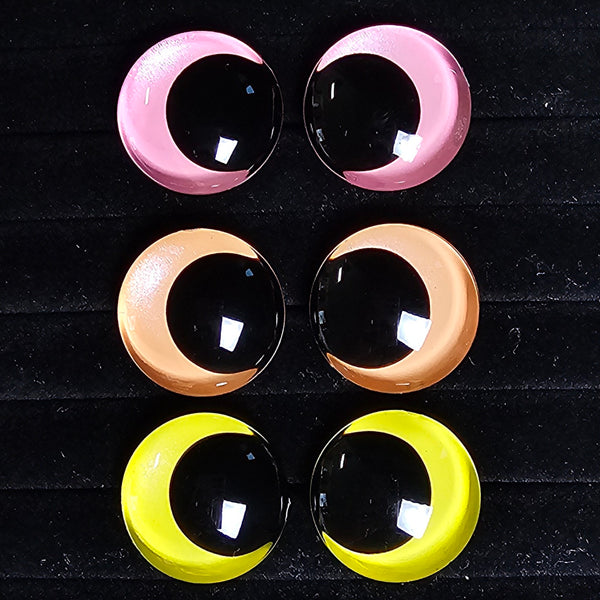 *READY TO SHIP*Rainbow Brite Series - 6 Pairs of Safety Eyes 30mm