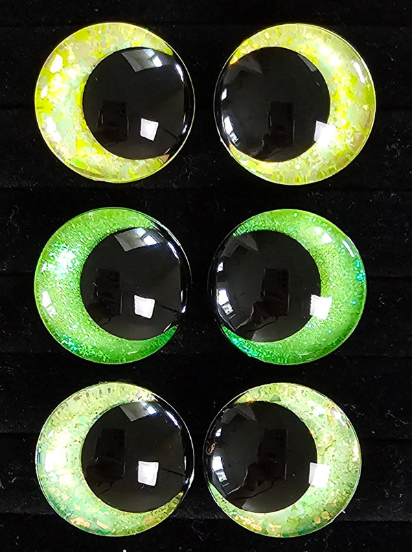 Bright Greens Set of Safety Eyes - Build Your Own 3 Pack