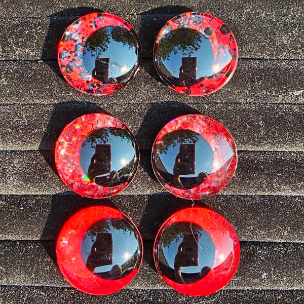 Red Set of Safety Eyes - Build Your Own 3 Pack