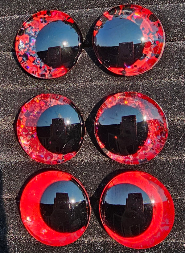 Red Set of Safety Eyes - Build Your Own 3 Pack
