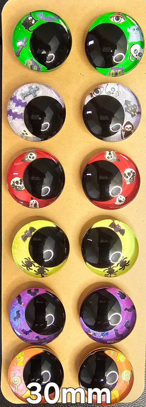 6 Pair Set of 30mm - DROP