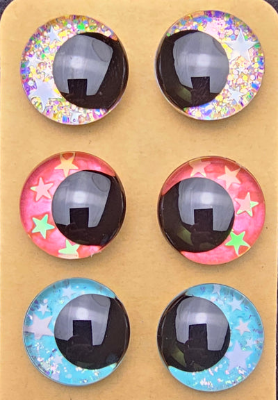 Stars 3 Pair Set of 30mm - DROP