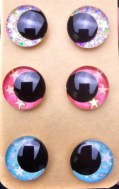 Stars 3 Pair Set of 25mm - DROP