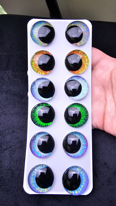 6 Pair Set of 30mm in Gaze style- DROP