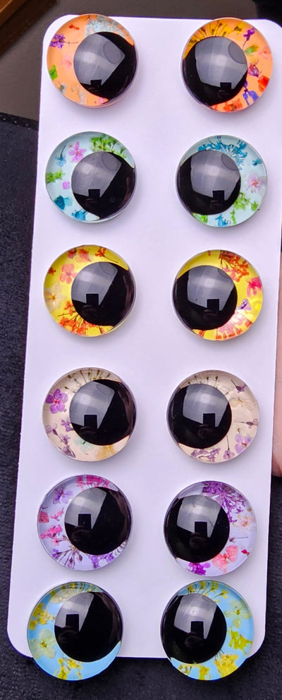 Floral 6 Pair Set of 30mm - DROP