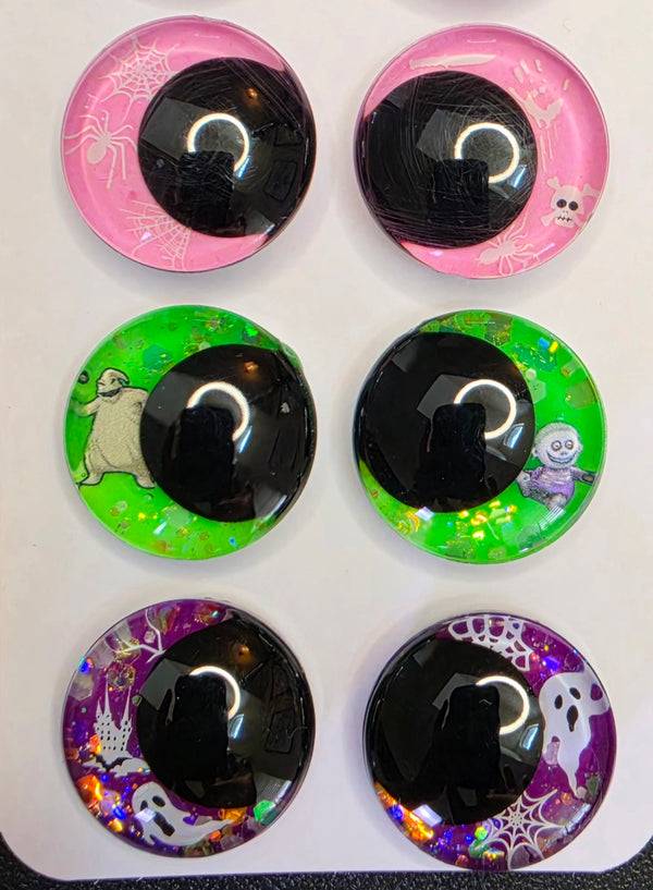 6 Pair Set of 30mm - Glow-In-The-Dark - DROP