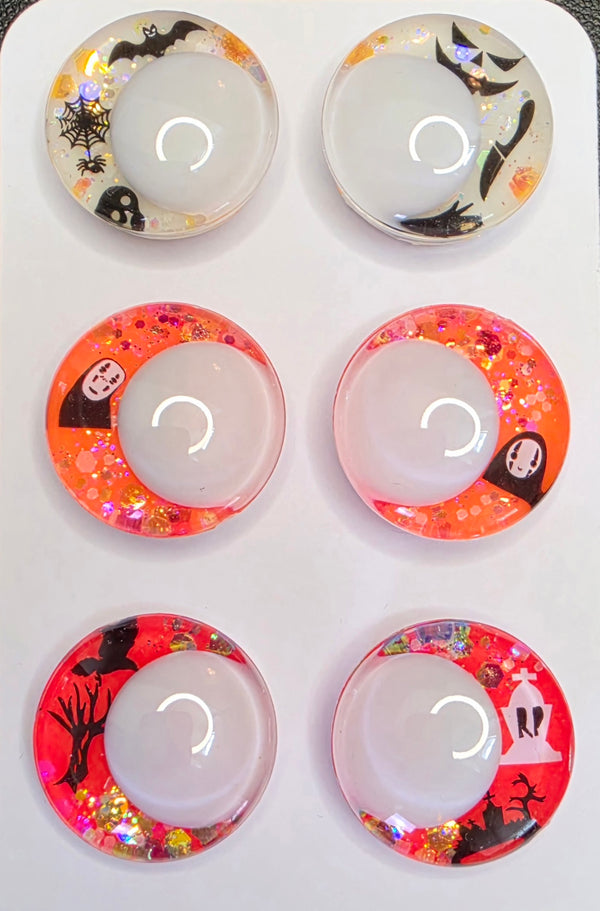 3 Pair Set of 30mm Glow in-the-dark - DROP