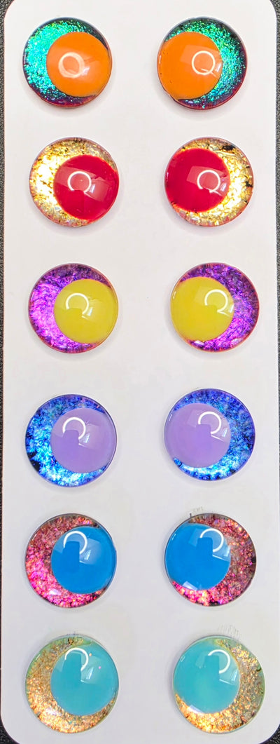 Color Shift 6 Pair Set of 25mm - DROP