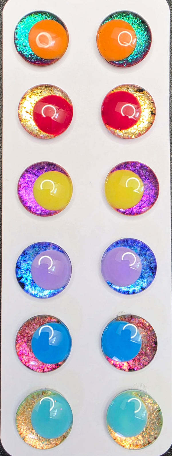Color Shift 6 Pair Set of 25mm - DROP