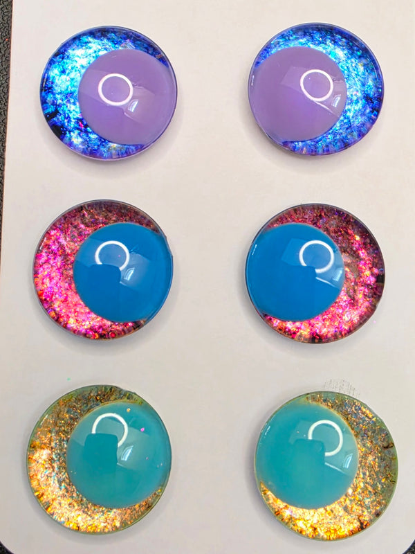 Color Shift 6 Pair Set of 25mm - DROP