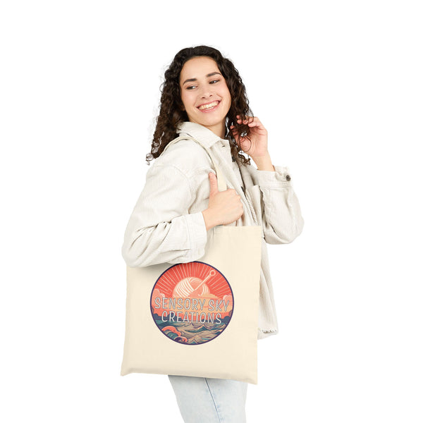 Artistic Cotton Canvas Tote Bag