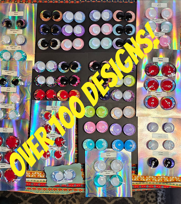 Mystery Packs of Safety Eyes - Choose 3, 7, or 10 Pairs