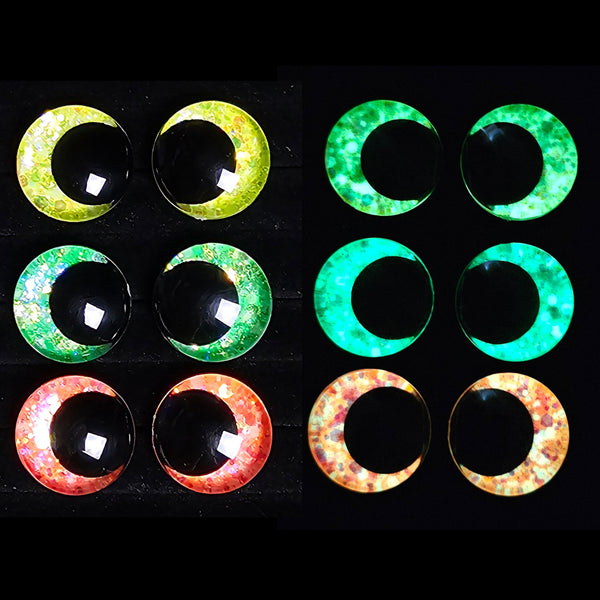 Glow In The Dark Series - 6 Pairs of Safety Eyes