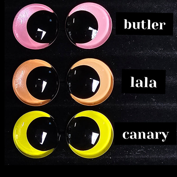 *READY TO SHIP*Rainbow Brite Series - 6 Pairs of Safety Eyes 30mm