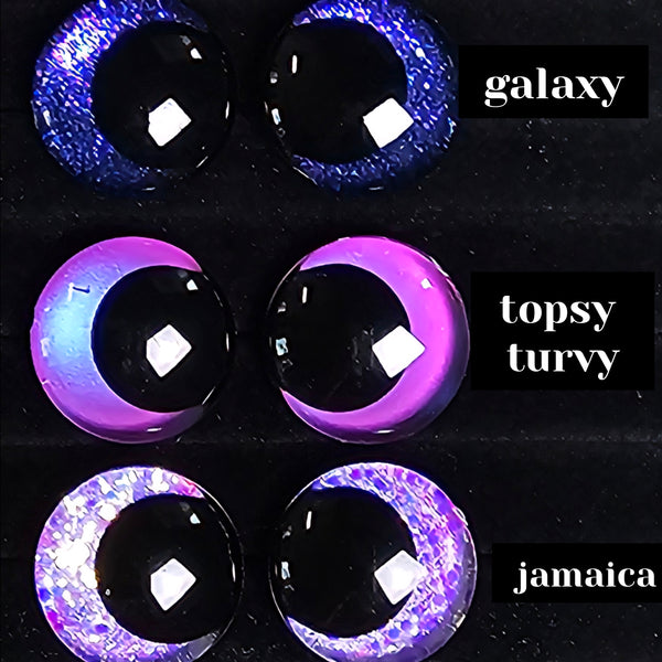 Purple Hues Set of Safety Eyes - Build Your Own 3 Pack