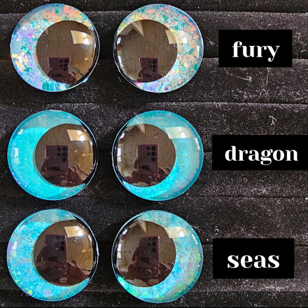Light Fury Set of Safety Eyes - Build Your Own 3 Pack