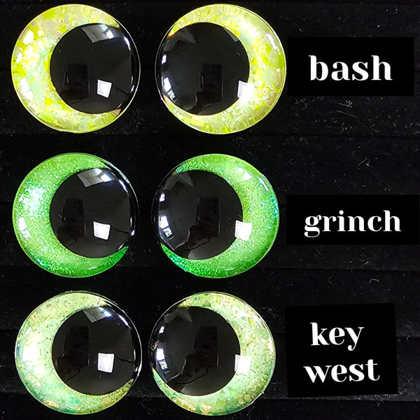 Bright Greens Set of Safety Eyes - Build Your Own 3 Pack