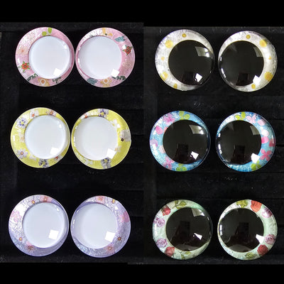 *READY TO SHIP* Floral Set of Safety Eyes - 6 Pair Set of 35mm