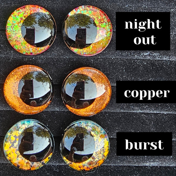 Gold Set of Safety Eyes - Build Your Own 3 Pack