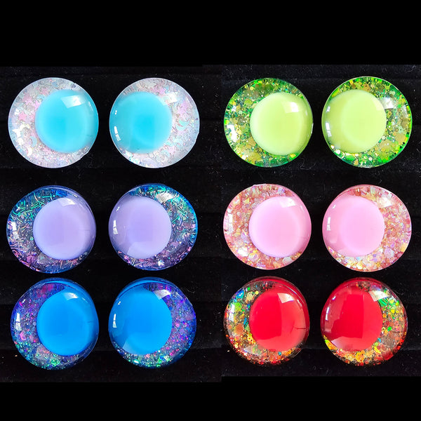 Tropics Series - 6 Pairs of Hand-Painted Safety Eyes