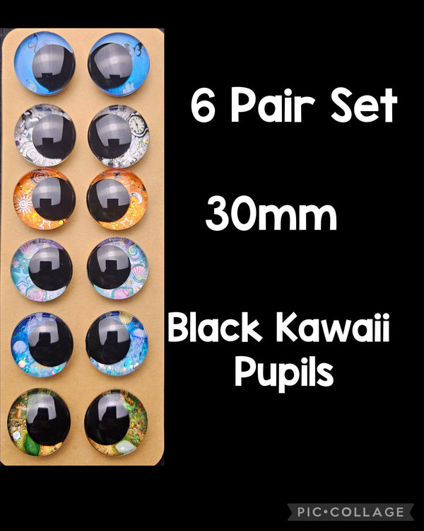 6 Pair Set of 30mm - DROP