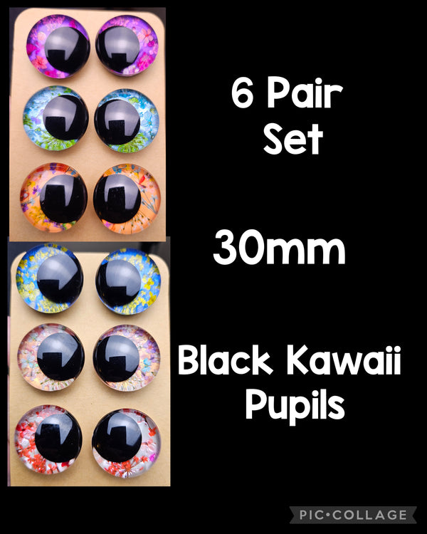 6 Pair Set of 30mm - DROP