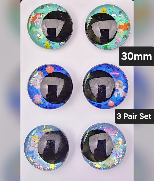 Princess 3 Pair Set of 30mm - DROP