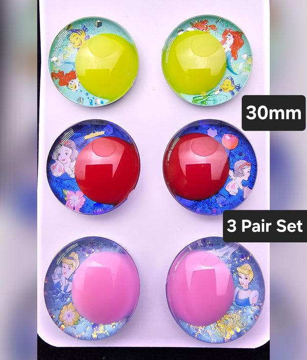 Princess 3 Pair Set of 30mm - DROP