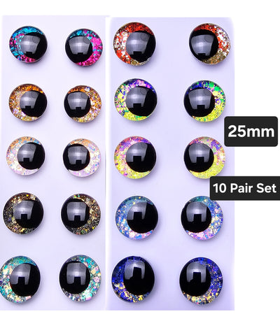 10 Pair Set of 25mm - DROP