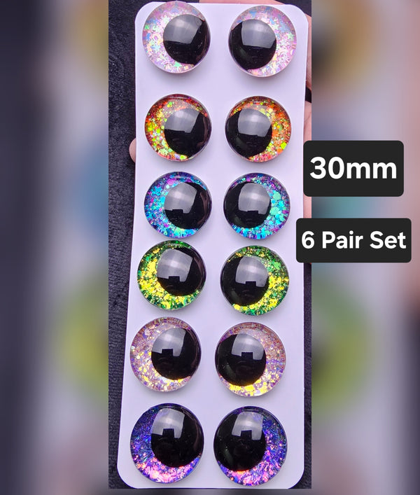 6 Pair Set of 30mm - DROP