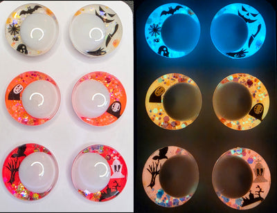 3 Pair Set of 30mm Glow in-the-dark - DROP