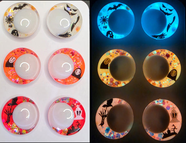 3 Pair Set of 30mm Glow in-the-dark - DROP