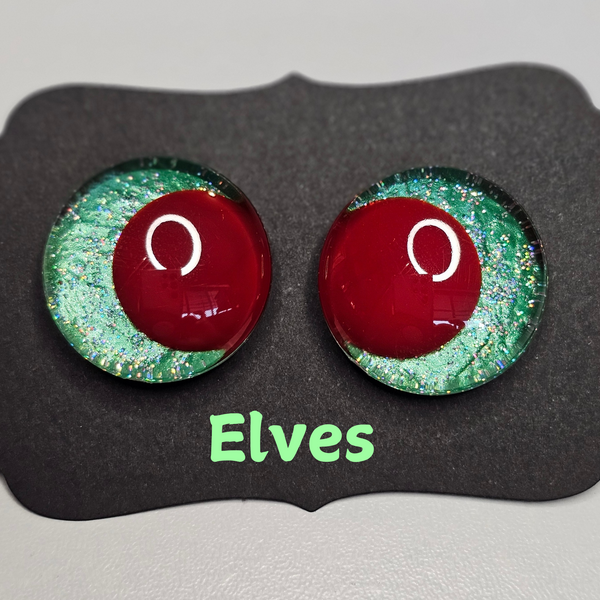 Holiday Series - 10 Pair Set of Hand-Painted Safety Eyes
