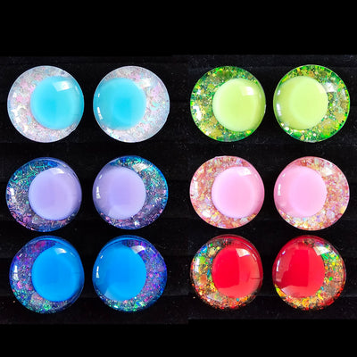 Splash Series - 6 Pairs of Hand-Painted Safety Eyes